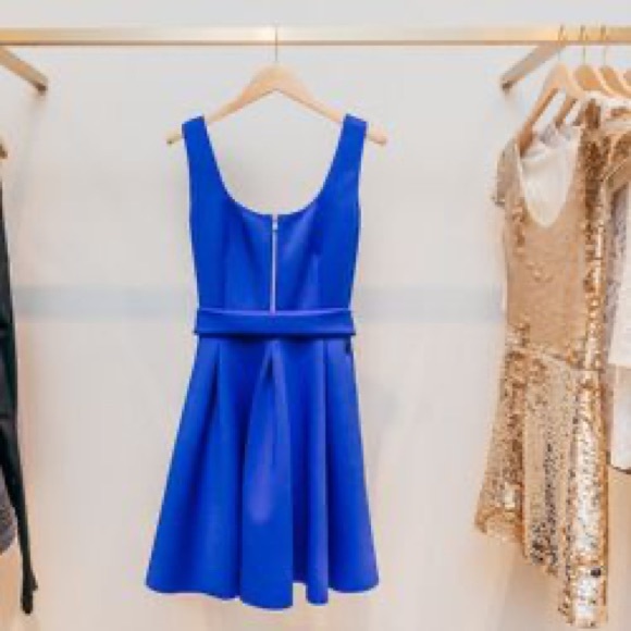 Neoprene Belted Mini Dress | Poshmark